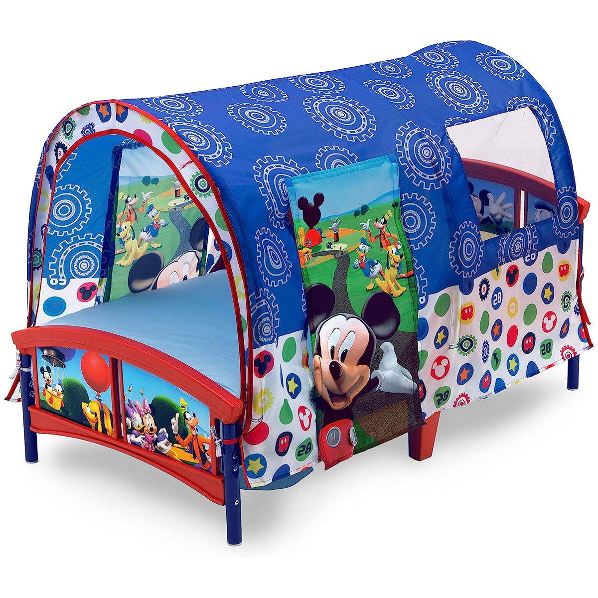 Foto 2 pulgar | Cama Infantil con Dosel Mickey Delta Children Multicolor