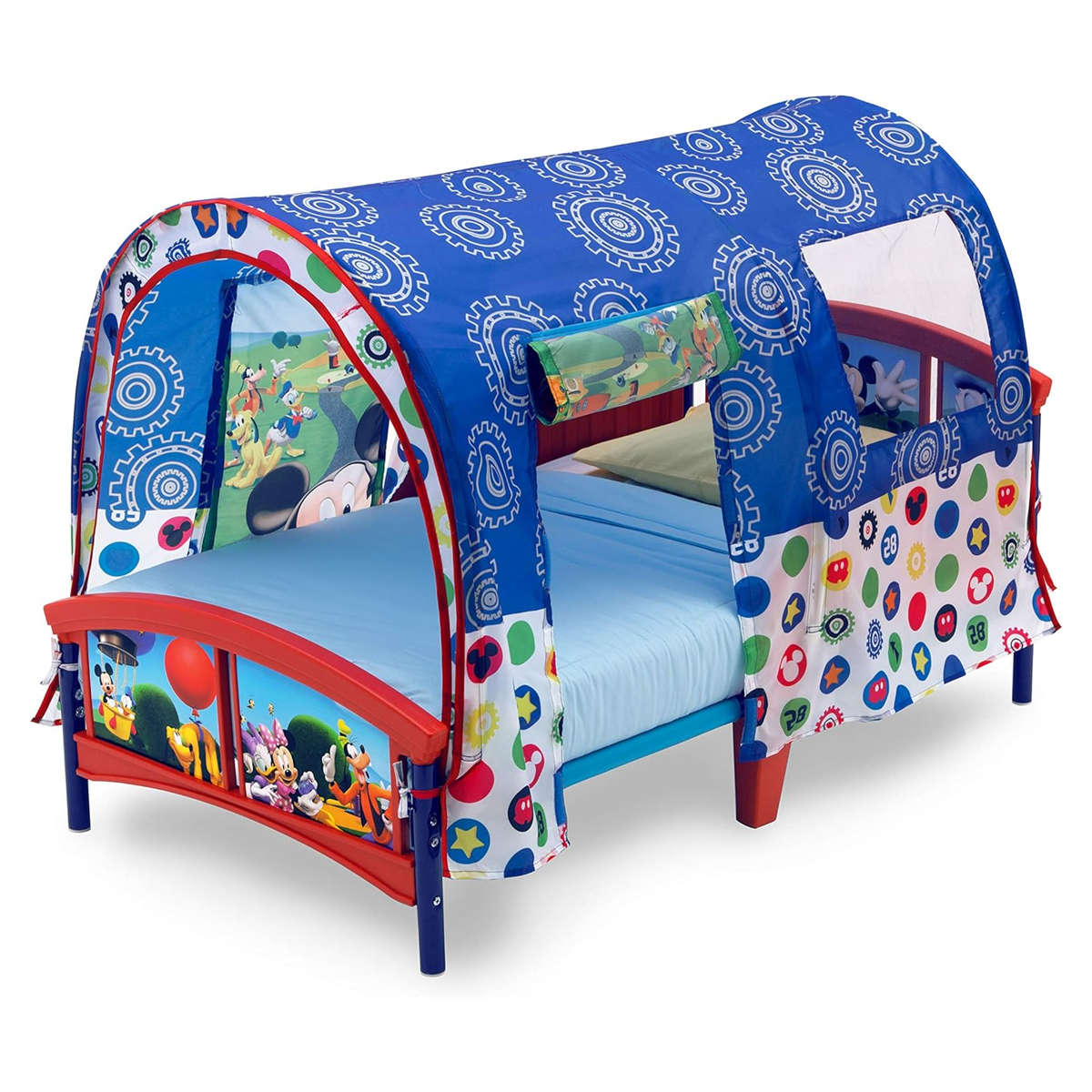 Foto 3 pulgar | Cama Infantil con Dosel Mickey Delta Children Multicolor