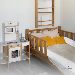 Foto 7 | Dos Barandales De Cama Para Niños Para Evitar Caídas 132 X 19.5 X 12 Cm