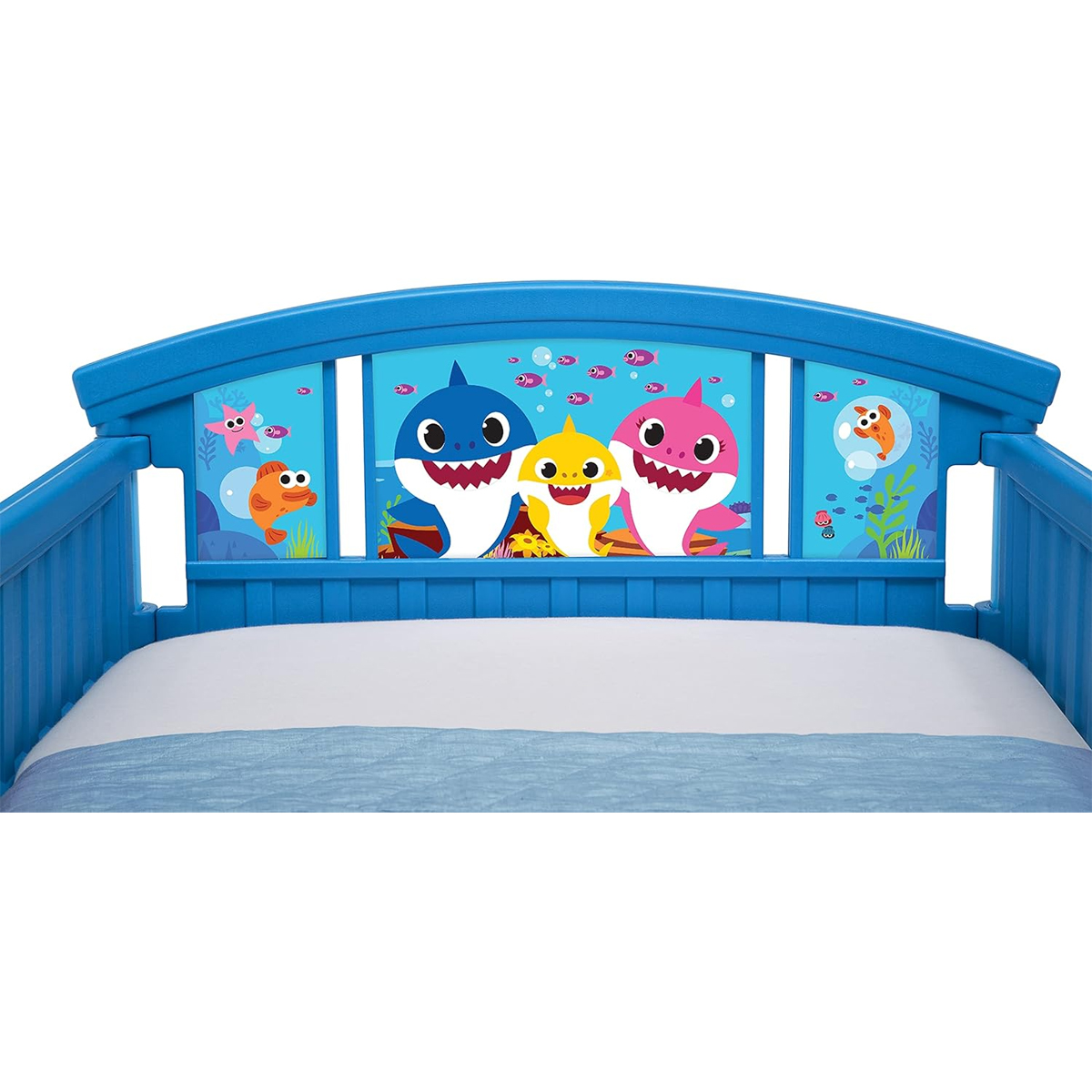 Foto 4 pulgar | Cama Infantil Delta Children Baby Shark Azul