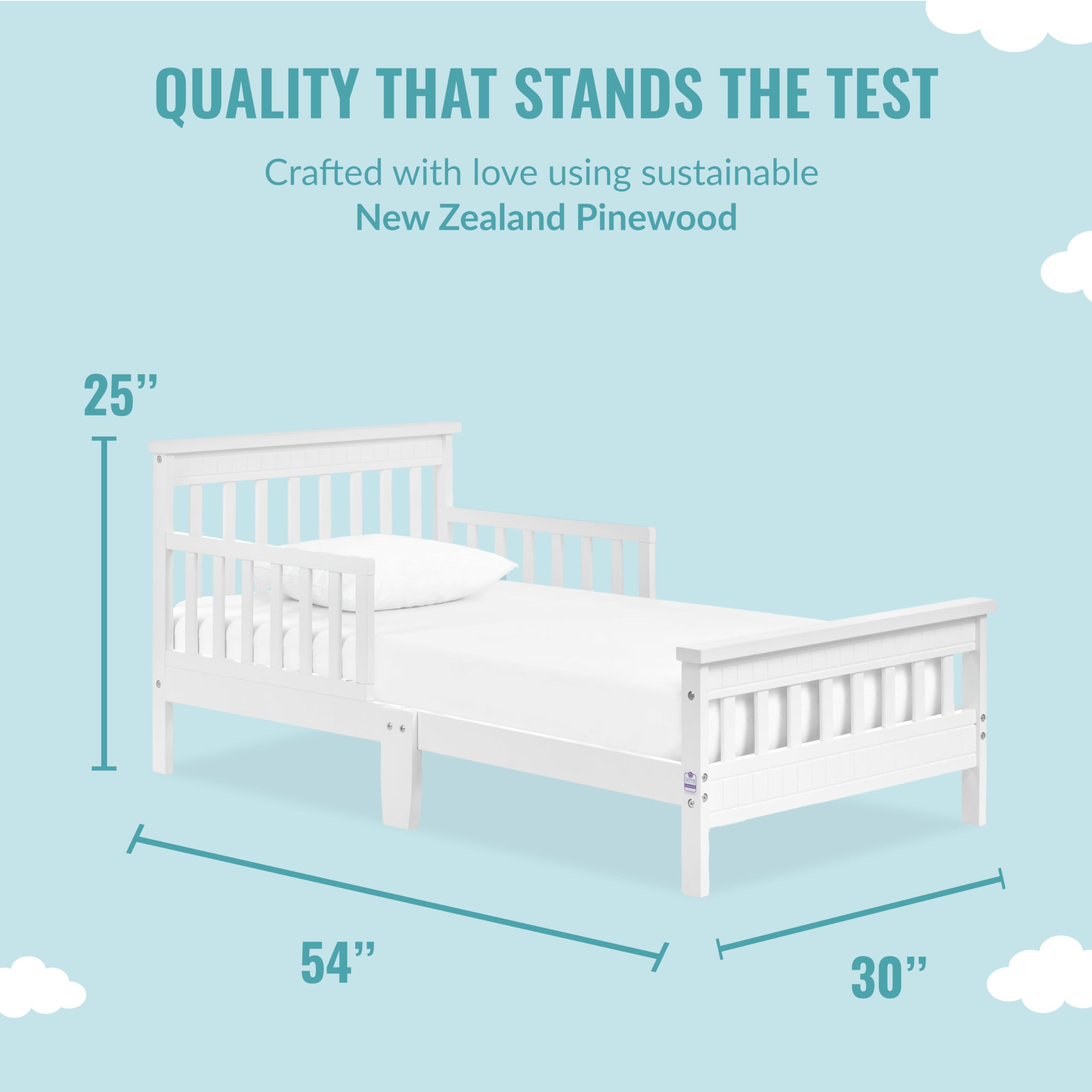 Foto 4 pulgar | Cama Infantil Dream On Me Blanca-Venta Internacional