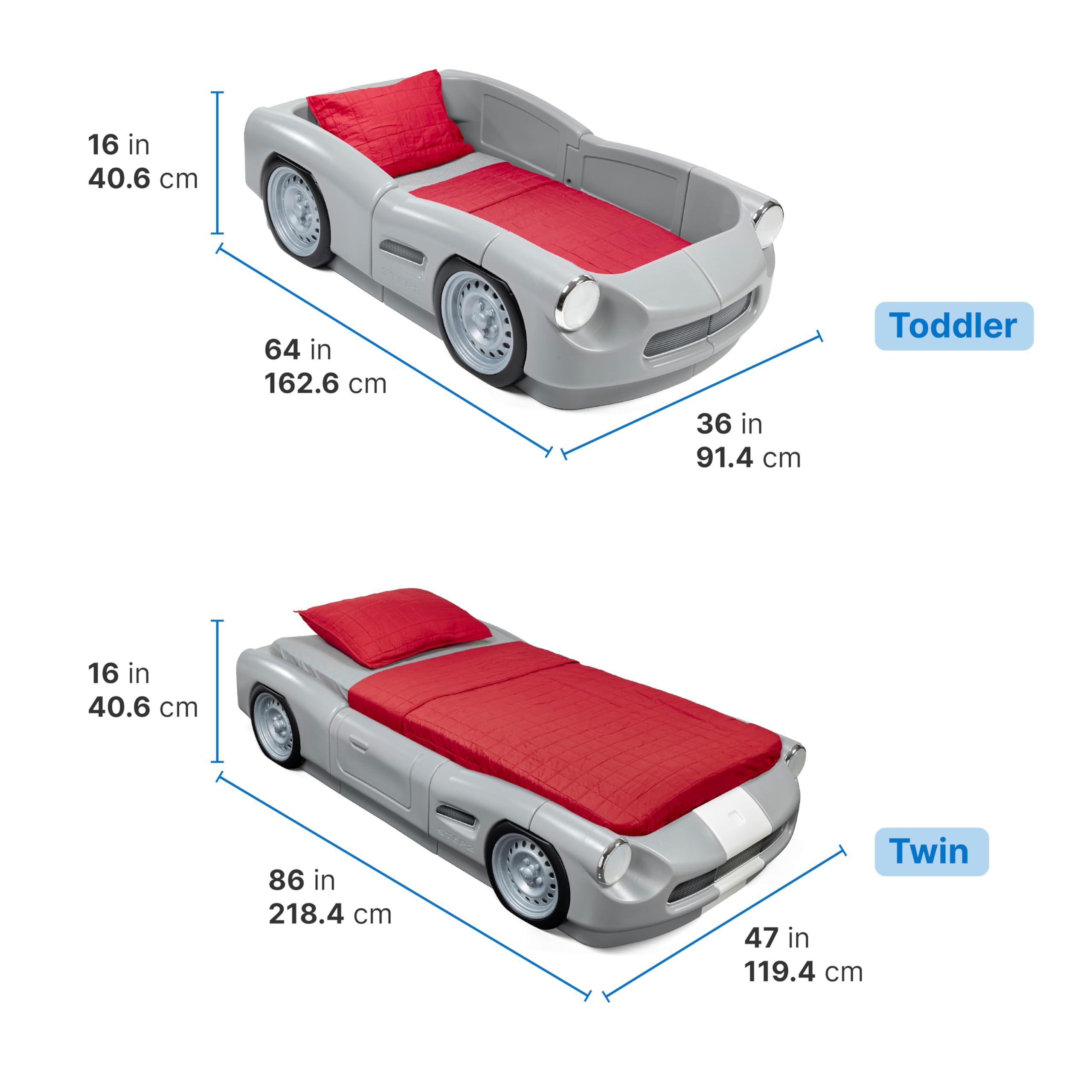 Foto 4 pulgar | Cama Step2 Roadster Para Niños Y Niñas Mayores De 3 Años - Venta Internacional.