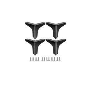 Foto 1 | Patas De Muebles Elevadores De Cama Sofá Apilables 4 Pz Negro