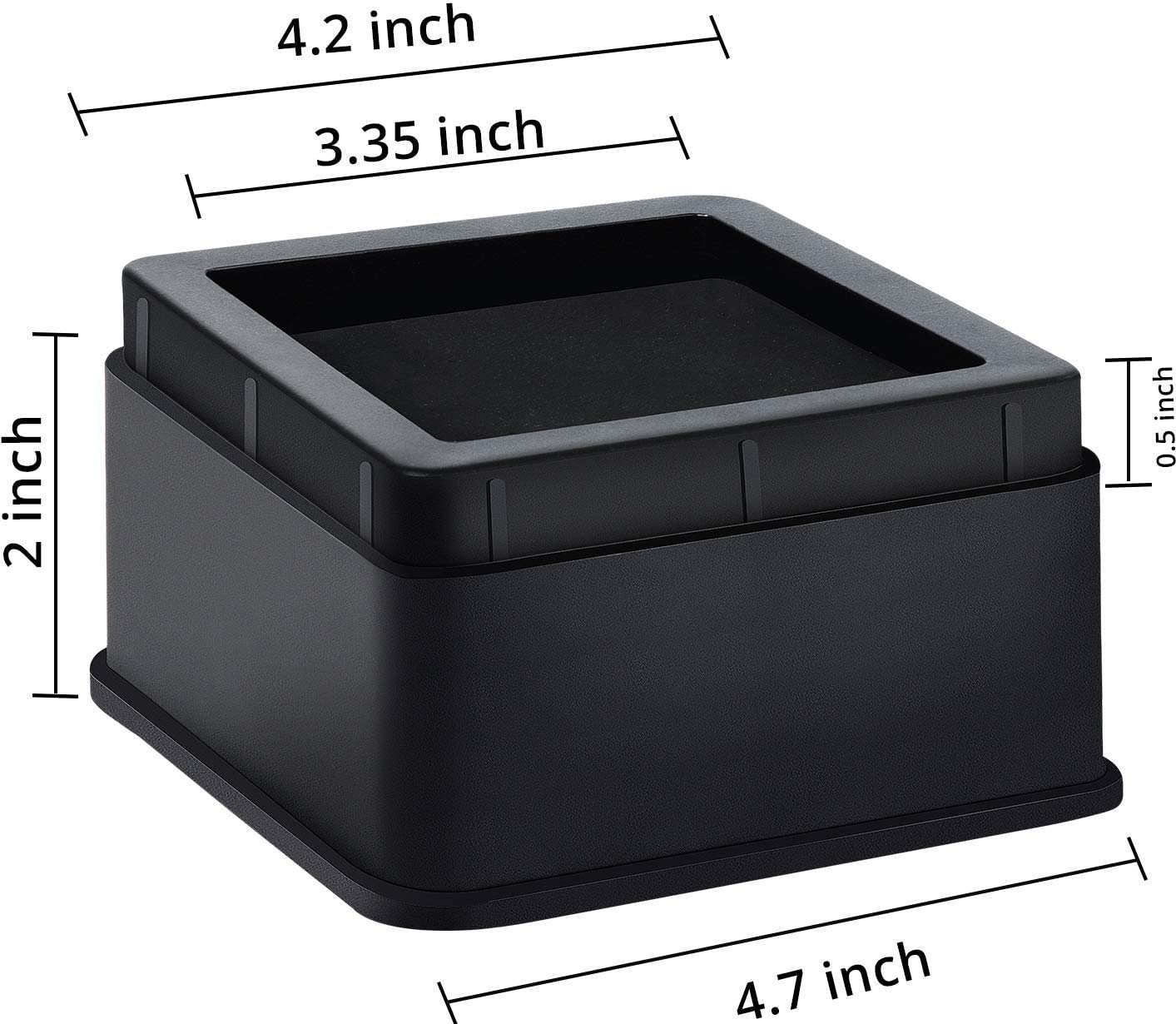 Foto 3 pulgar | Bed Risers Utopia Bedding, Paquete De 48 Unidades, 5 Cm, Para Sofá, Cama O Mesa - Venta Internacional.