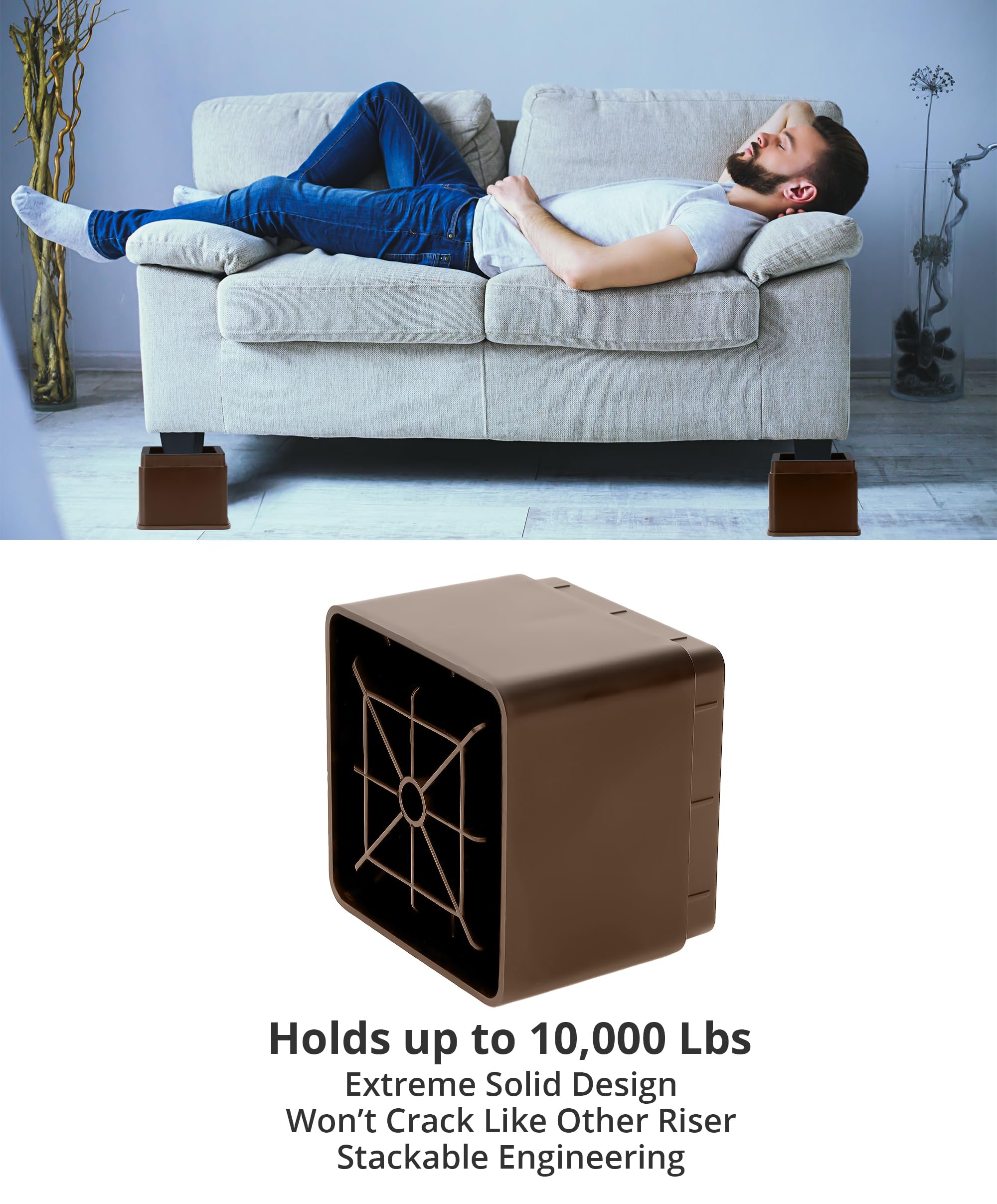 Foto 6 pulgar | Ropa De Cama Utopia De 8 Cm, Paquete De 4, Ajustables De 8 Y 15 Cm - Venta Internacional.