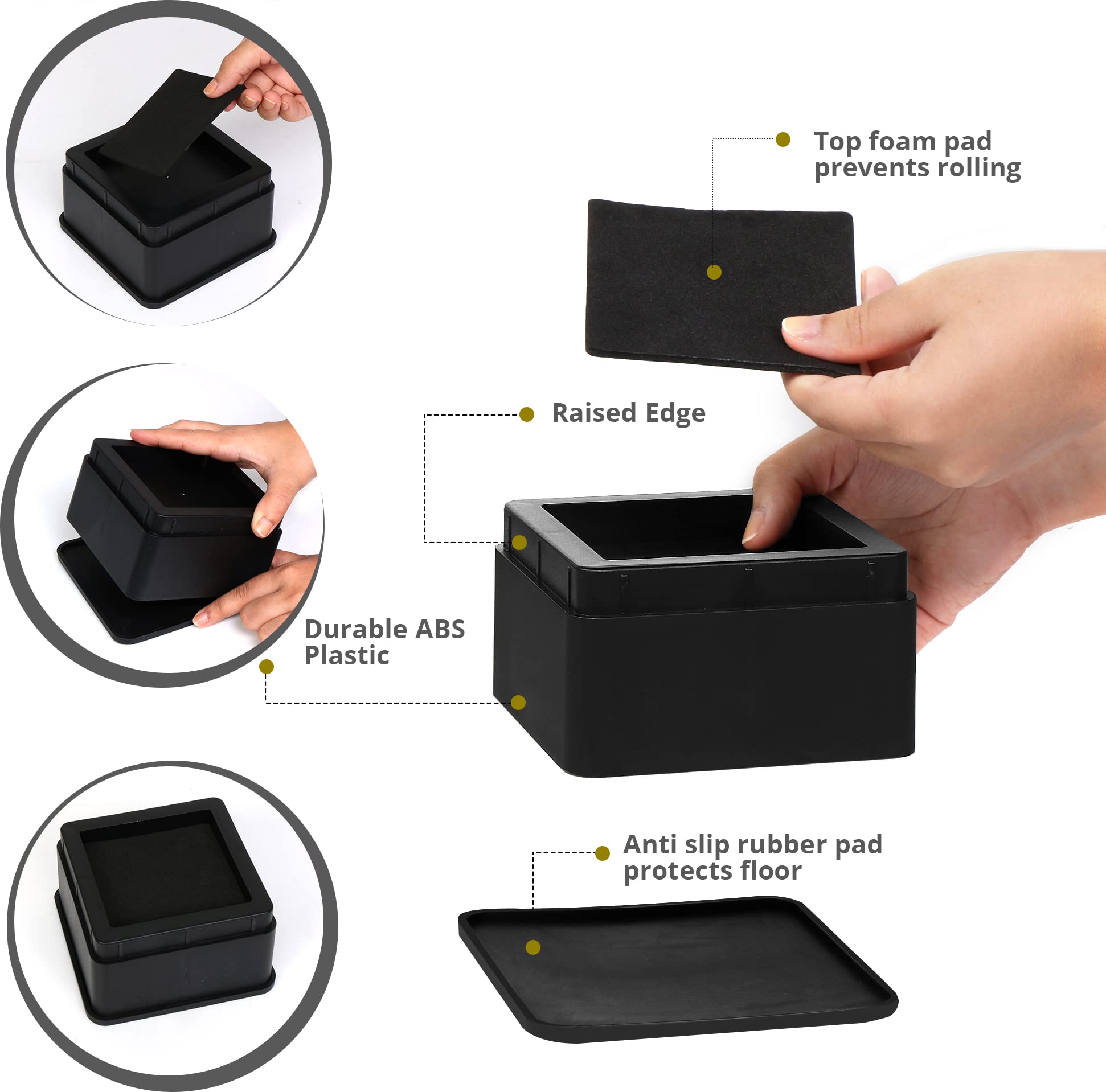 Foto 4 pulgar | Ropa De Cama Utopia De 5 Cm, Paquete De 8, Ajustables De 5 Y 10 Cm - Venta Internacional.
