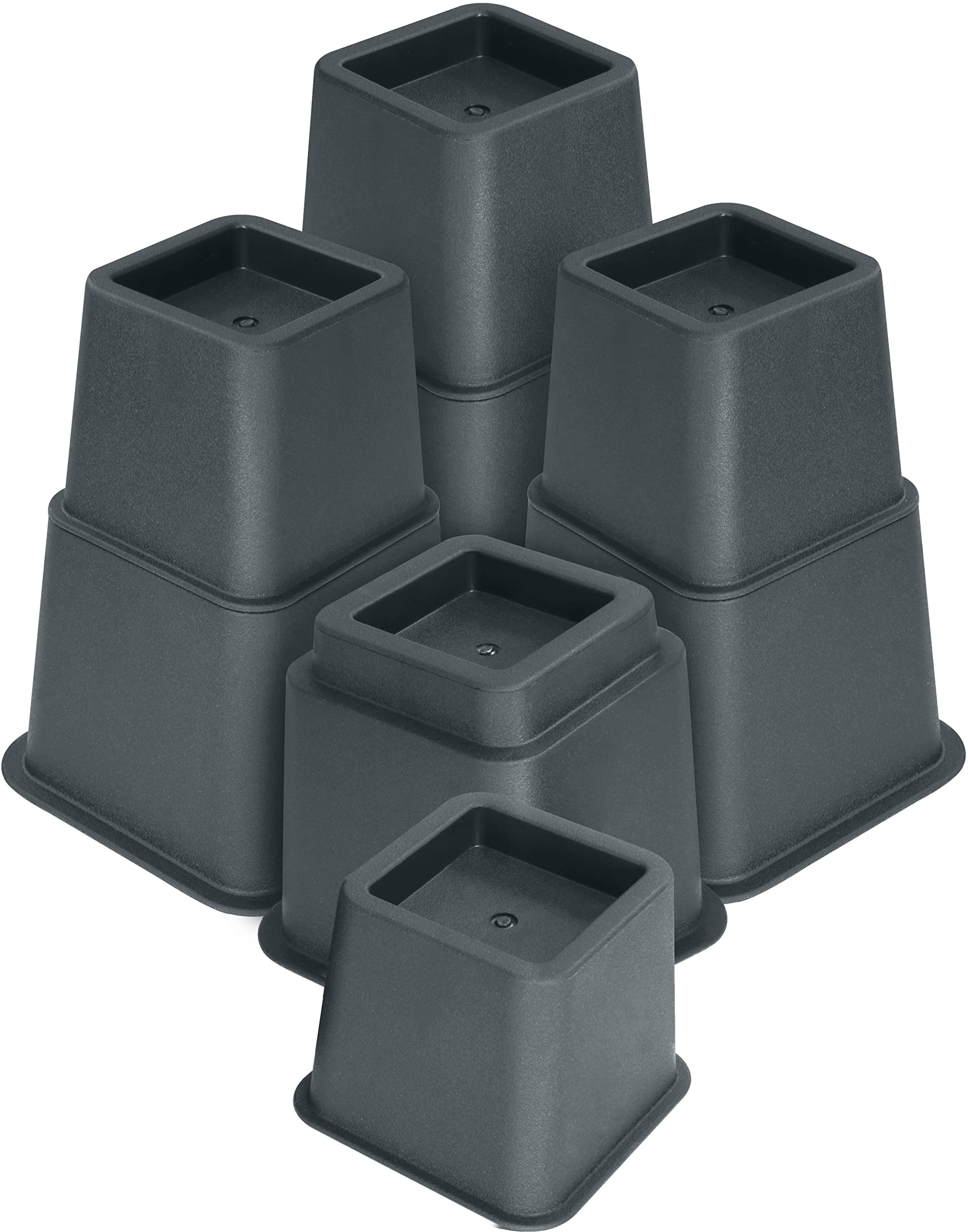 Foto 1 | Cama Ajustable Furniture Risers Utopia Bedding De 3, 5 U 8 Pulgadas (juego De 4 Elevadores, Gris) - Venta Internacional.