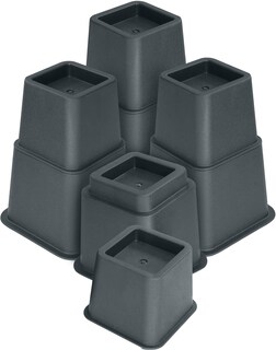Foto 1 | Cama Ajustable Furniture Risers Utopia Bedding De 3, 5 U 8 Pulgadas (juego De 4 Elevadores, Gris) - Venta Internacional.