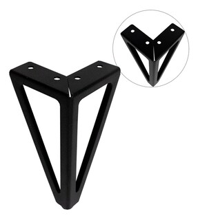 Foto 1 | Jauz Kit De 4 Patas Para Mueble Metálicas Color Negro