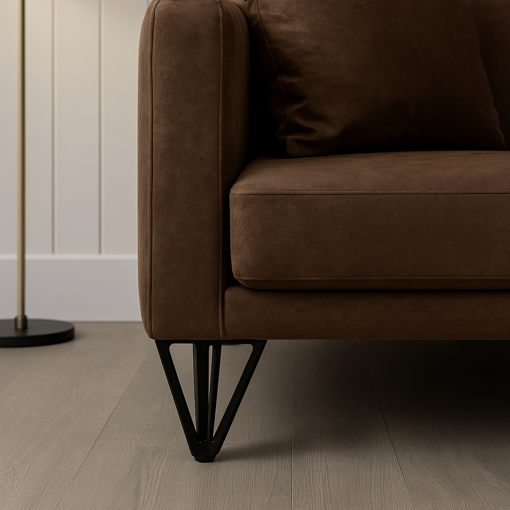 Foto 7 | Jauz Kit De 4 Patas Para Mueble Metálicas Color Negro