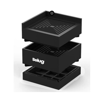 Foto 2 | Almohadillas Elevadoras Para Muebles, Mesas Y Esquinas 4 Pzs Negro Belug