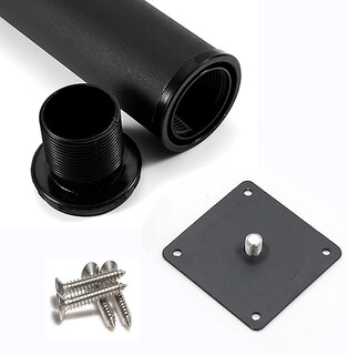 Foto 5 | Pata De Mueble Jieyou Negra Ajustable De Acero Inoxidable De 120 Mm - Venta Internacional.