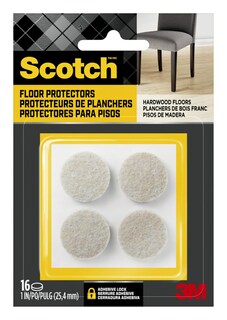 Foto 1 | Almohadillas De Fieltro Para Muebles, Estilo Escocés, Para Pisos De Madera, Paquete De 16 - Venta Internacional.
