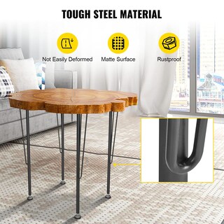 Foto 2 | Patas De Mesa Vevor Hairpin De 71 Cm, Juego De 4 Unidades, Resistentes, Negras - Venta Internacional.