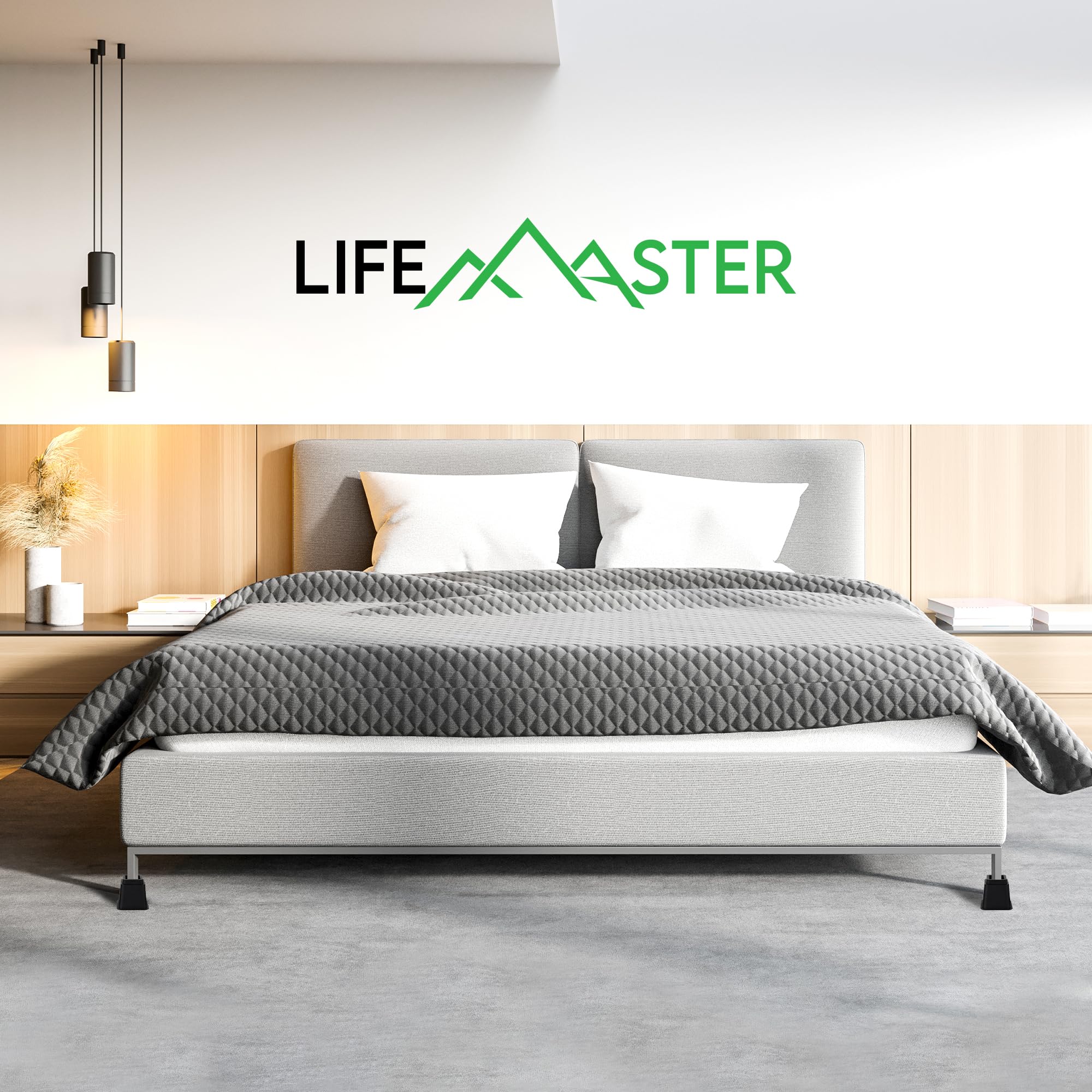 Foto 6 pulgar | Juego De Elevadores Para Muebles Lifemaster, 4 Piezas, Diseño Antideslizante - Venta Internacional.