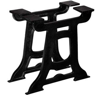 Foto 1 | Patas De Mesa De Café Vidaxl Con Marco En Y Hierro Fundido Negras (2 Unidades) - Venta Internacional.