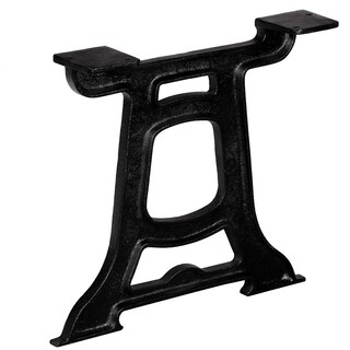 Foto 2 | Patas De Mesa De Café Vidaxl Con Marco En Y Hierro Fundido Negras (2 Unidades) - Venta Internacional.