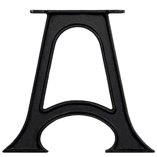 Foto 5 | Patas De Mesa De Café Vidaxl Con Marco En A Hierro Fundido Negras (2 Unidades) - Venta Internacional.
