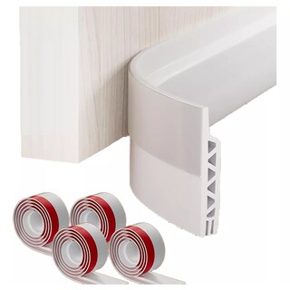Foto 1 | 4pcs Sello Adhesivo Prueba De Polvo Para Puertas Y Ventanas Eo Safe Imports Esi-17174 Blanco
