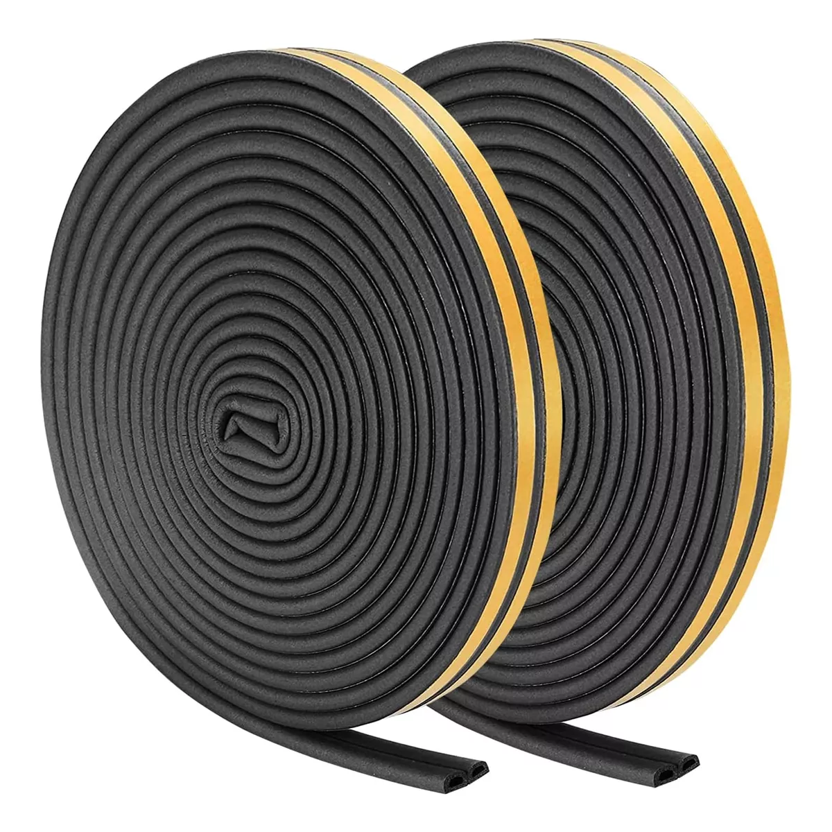 Sello Adhesivo A Prueba De Polvo Y Sellado De Sonido 2 Pzs Eo Safe Imports Esi-17165 Negro