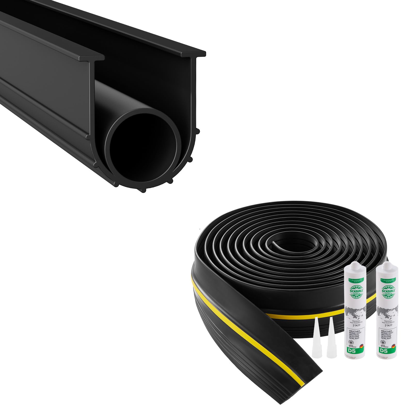 Foto 2 pulgar | Kit De Juntas Inferiores Y Umbrales Para Puertas De Garaje Vevor, 16 Pies - Venta Internacional.
