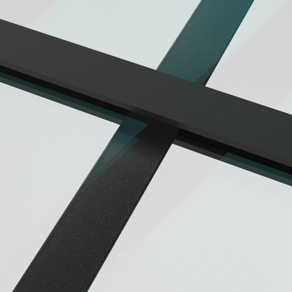 Foto 7 pulgar | Puerta Corredera Vidaxl De Vidrio Y Aluminio Negro De 76 X 205 Cm Con Tope Suave - Venta Internacional.