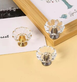 Foto 3 | Xtellar Juego De 30 Elegantes Perillas De Cristal Para Armario, Cajones Y Puertas - 30mm