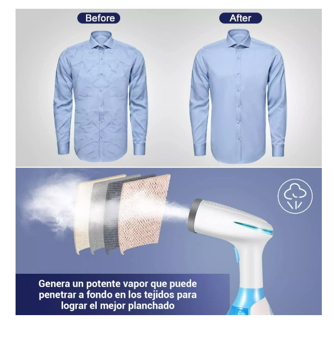 Foto 4 | Plancha de Vapor Wünd  Portátil Azul