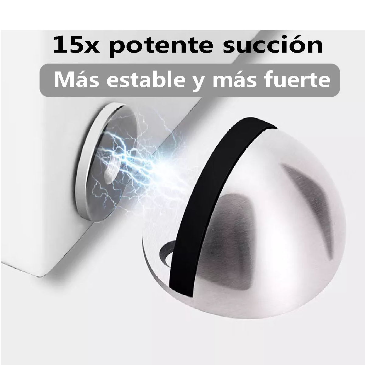 Foto 3 pulgar | Set de Topes Magnéticos Acero Inoxidable para Puertas Eo Safe Imports 6 Piezas