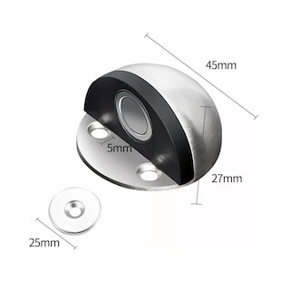 Foto 2 | Protector De Pared 4 Topes Magnéticos Con Imán P/ Puerta Eo Safe Imports Esi-15520 Negro
