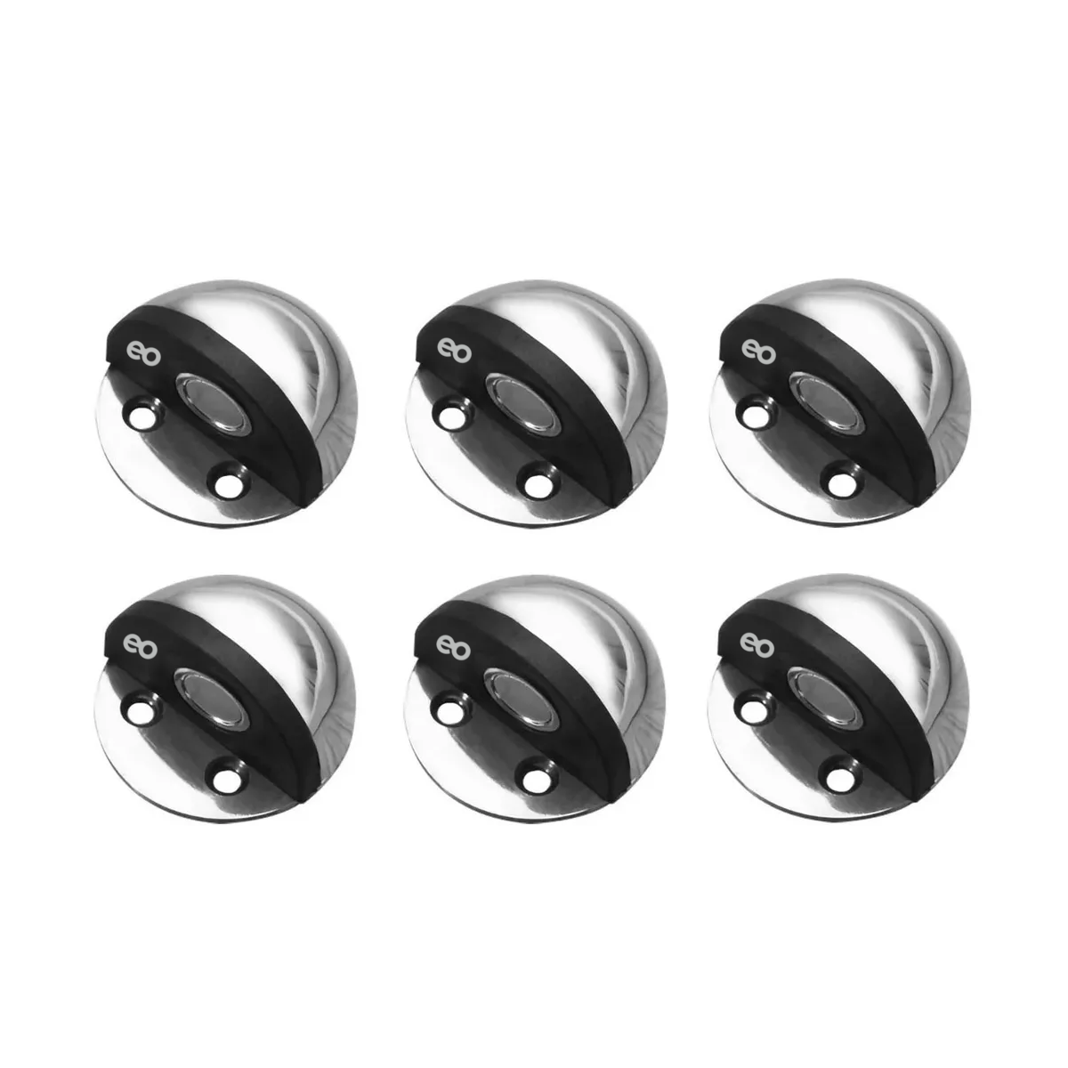 Foto 1 | Juego De 6 Topes Magnéticos De Acero Inoxidable Para Puertas Eo Safe Imports Esi-15508 Plata