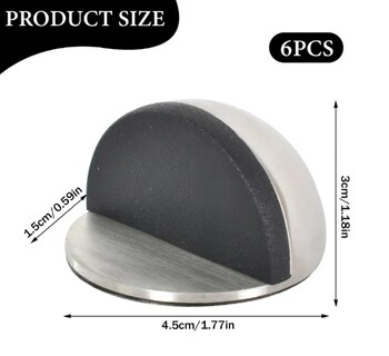 Foto 2 | Set Premium Xtellar De 6 Protectores De Puerta Autoadhesivos En Acero Inoxidable