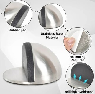 Foto 3 | Set Premium Xtellar De 6 Protectores De Puerta Autoadhesivos En Acero Inoxidable