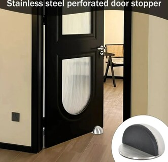 Foto 4 | Set Premium Xtellar De 6 Protectores De Puerta Autoadhesivos En Acero Inoxidable
