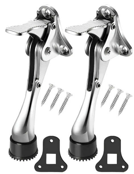 Foto 2 pulgar | Xtellar Prestigio Pack De 2 Topes Para Puertas Con Diseño De Pedal Antiderrapante Y Multifuncional