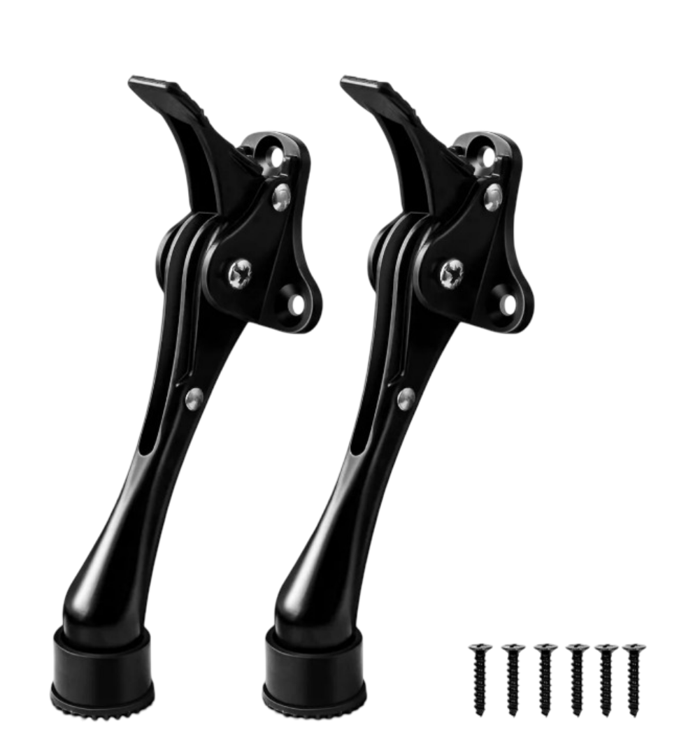 Foto 1 | ''xtellar - Juego De 2 Topes Para Puertas Con Pedal Y Goma Antideslizante Ultra Resistente En Negro''