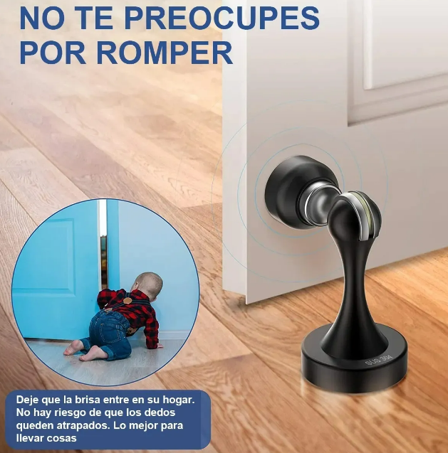 Foto 4 | Tope Magnético para Puertas Xtellar de Acero Inoxidable 2 Piezas