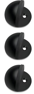 Foto 3 | Xtellar – Set De 4 Elegantes Topes De Puerta Media Luna Acabado Negro Mate