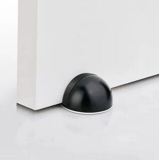 Foto 4 | Xtellar – Set De 4 Elegantes Topes De Puerta Media Luna Acabado Negro Mate