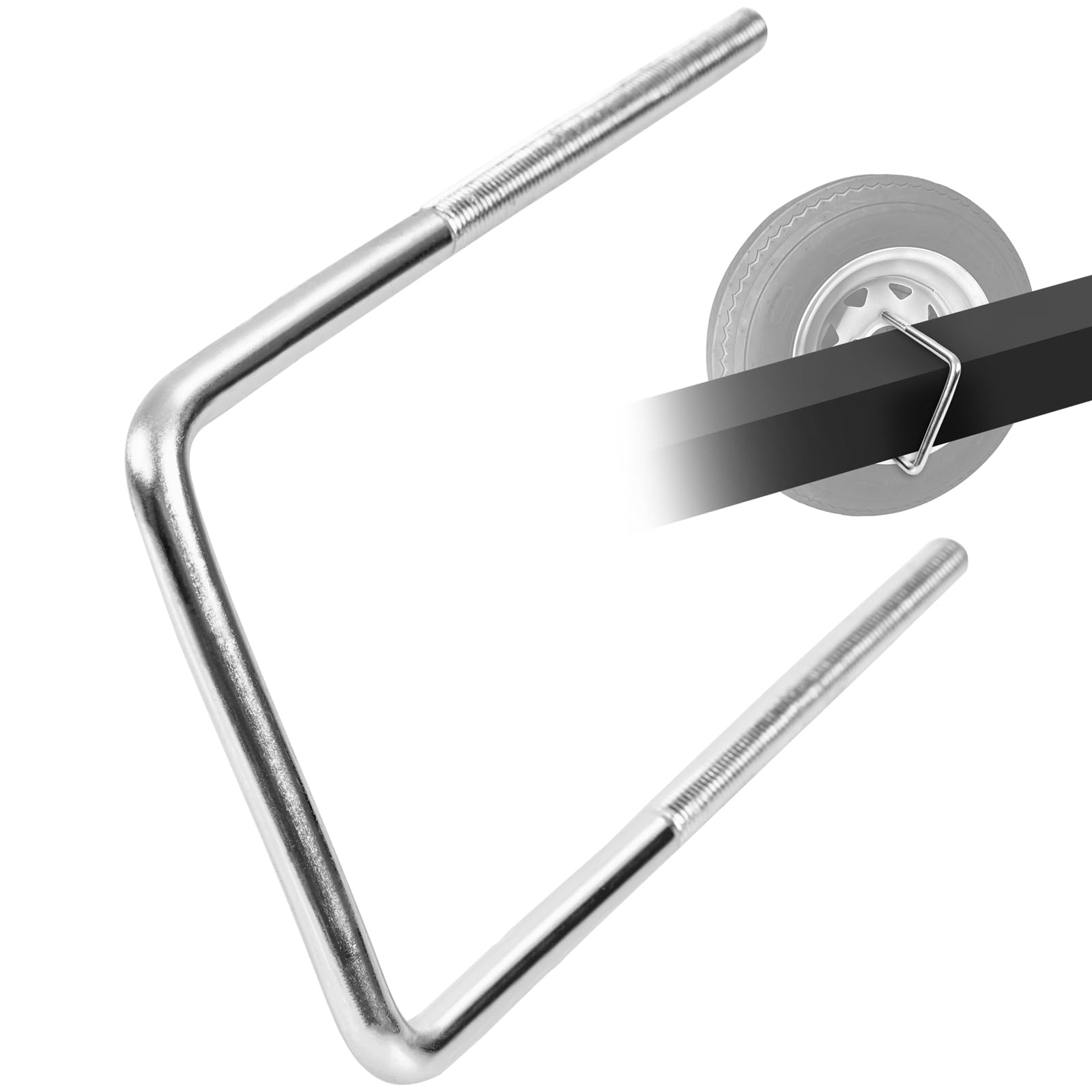 Foto 2 pulgar | Soporte De Neumáticos De Repuesto Vevor Con Perno En U De 160 Libras De Capacidad, Chapado En Zinc - Venta Internacion