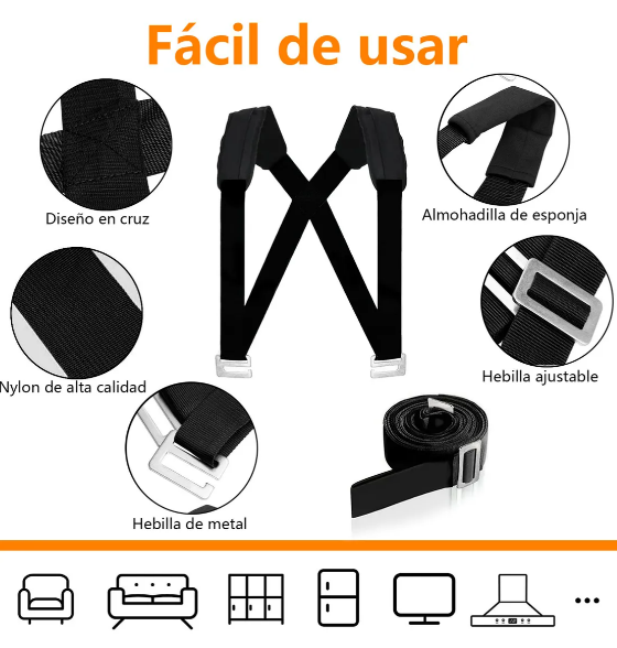 Foto 3 | Sistema De Correas Xtellar Para Movilización Segura De Muebles Y Electrodomésticos