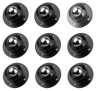 Foto 1 | Kit Xtellar Premium De Ruedas Giratorias 360° Autoadhesivas Para Muebles, Soportan 400kg (8 Unidades)