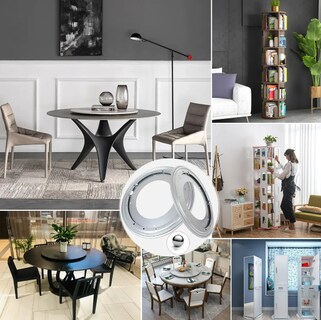 Foto 4 | Dúo De Bases Giratorias Xtellar De 12 Pulgadas Para Muebles, Resistencia Premium, Rotación 360°