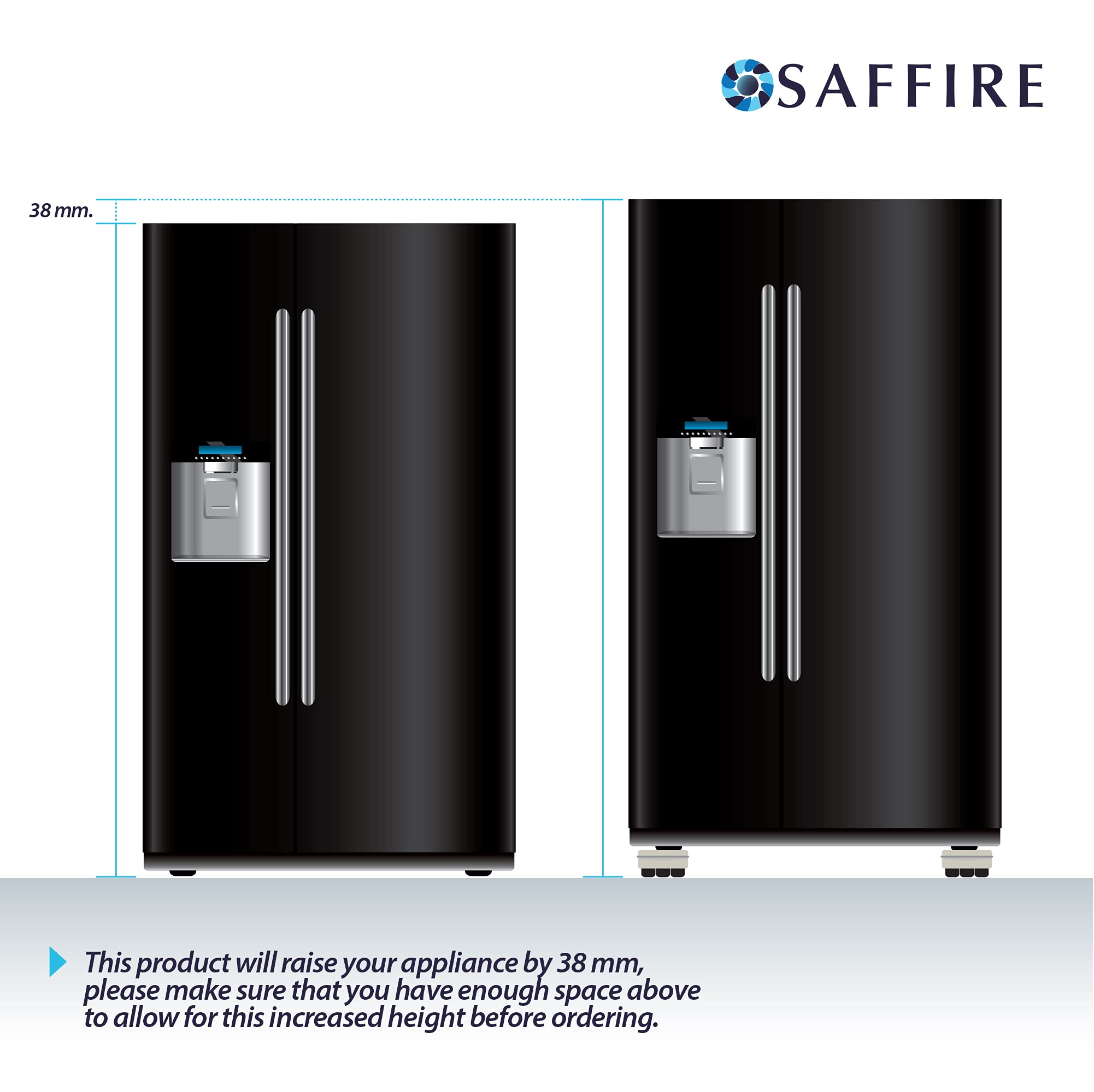 Foto 7 | Rodillos Para Electrodomésticos Saffire Heavy Duty  Ajustables  250 Kg - Venta Internacional.