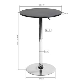 Foto 3 | Mesa Auxiliar Ajustable Sakuru Negra