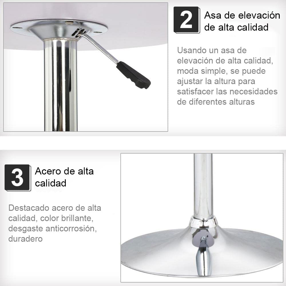 Foto 6 pulgar | Mesa Auxiliar Ajustable Sakuru Negra