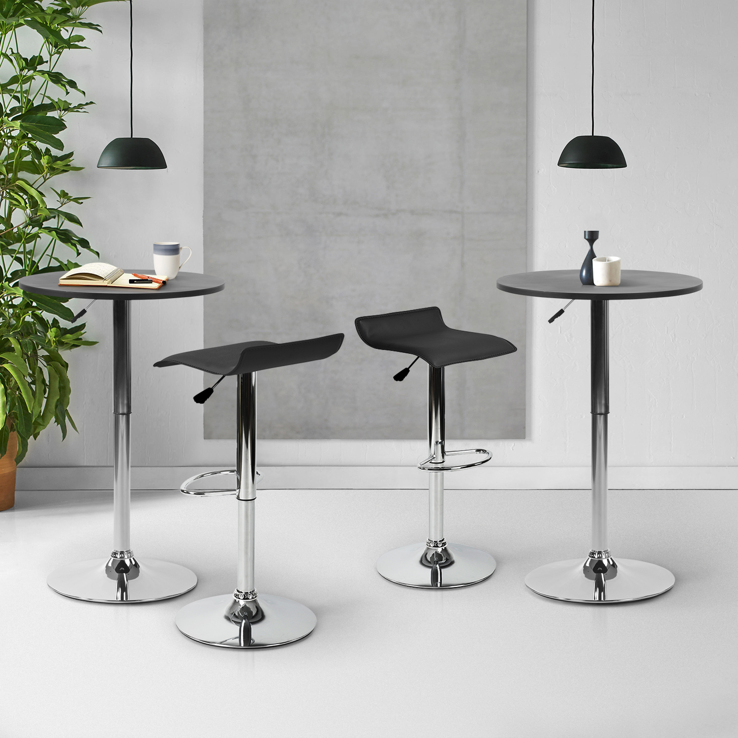 Foto 7 | Mesa Auxiliar Ajustable Sakuru Negra