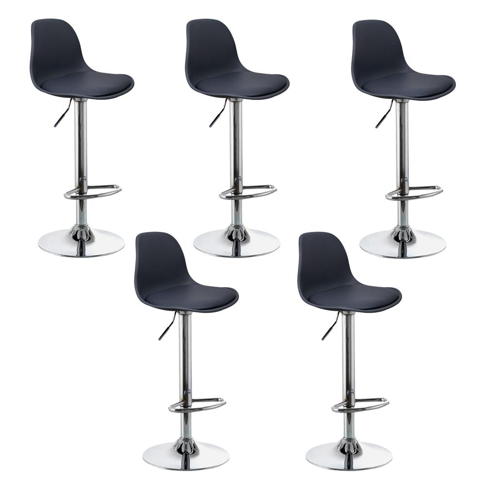 Bancos Kingshouse Combokh120 color Gris 5 Piezas