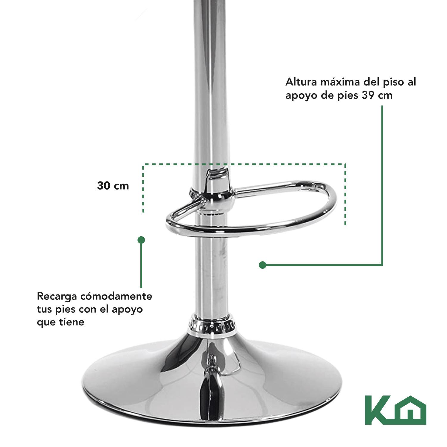 Foto 4 | Sillas Altas KingsHouse COMBO-KH-120 color Blanco 5 Piezas
