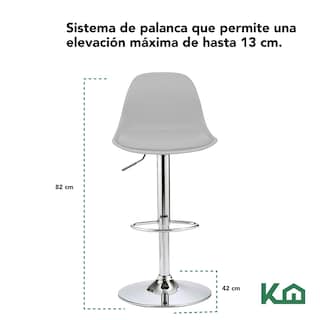 Foto 5 | Sillas Altas KingsHouse COMBO-KH-120 color Blanco 5 Piezas